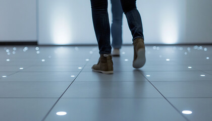 Minimalist and unique interior design in the house