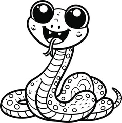 Fototapeta premium Sun, Cloud, Moon, Penguin, Ant, Apple, Dancing Butterfly Easy and bold coloring page for toddler