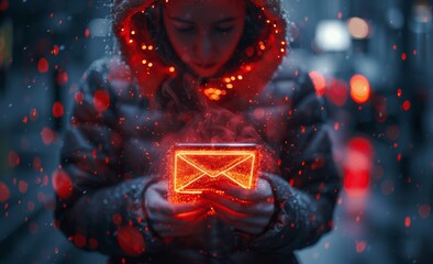 Alert Email Inbox Spam Virus Warning Caution Notification Internet Security Junk Mail Compromised Info