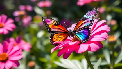 Close-up shot of butterfly 