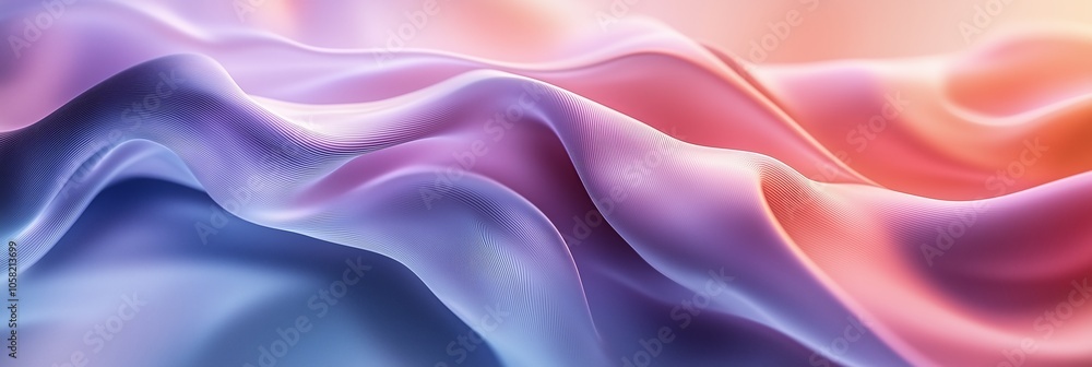 Poster a beautiful gradient background with smooth lines and curves