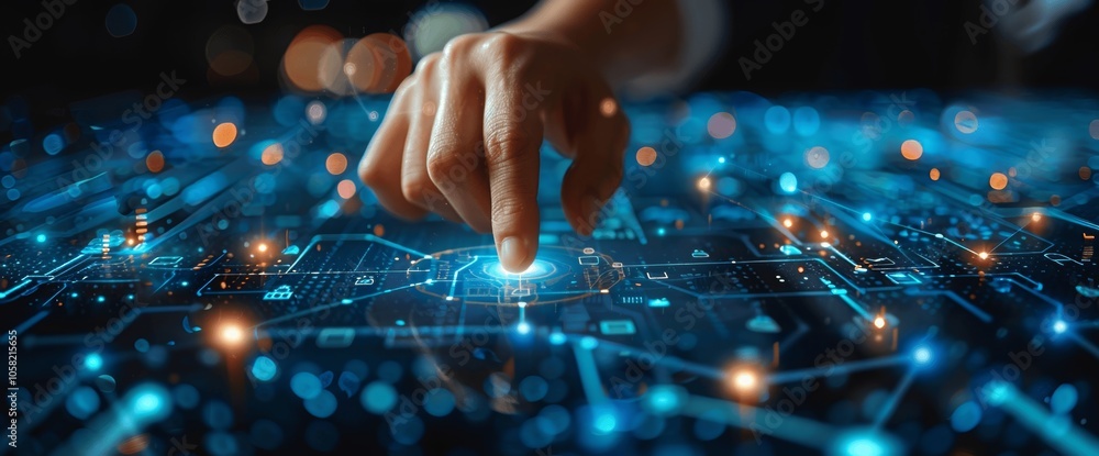 Poster ai integration for business growth: leveraging technology in data analysis, crm, hr, and global netw