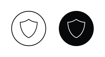 Shield icon vector. shield symbol icon