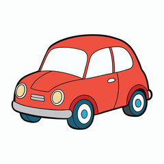 vector car design on white background