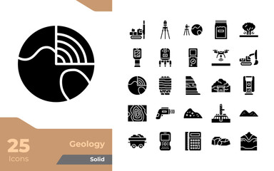 Geology Solid Icons