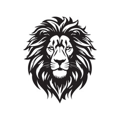 lion head vector
