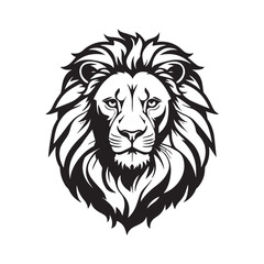 lion head illustration