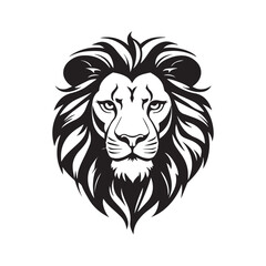 lion head illustration art
