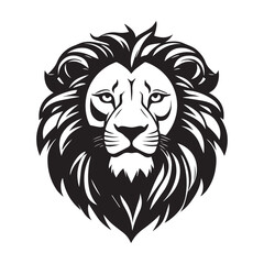 lion head vector art
