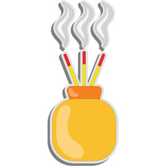 Incense Sticker