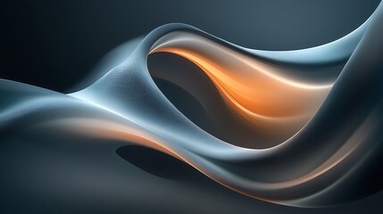 Abstract Modern Sculpture Grey and White Minimalist Design Geometric Shapes