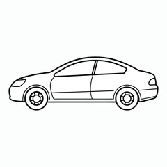 Fototapeta premium vector car design on white background