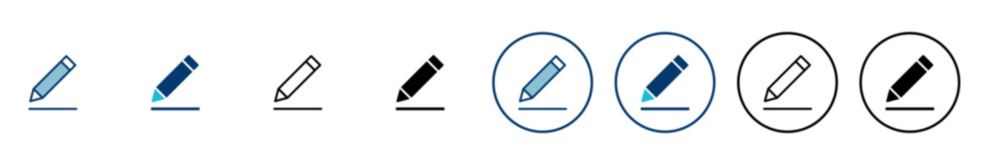 Edit icon vector isolated on white background. Pencil icon. sign up Icon vector. edit text