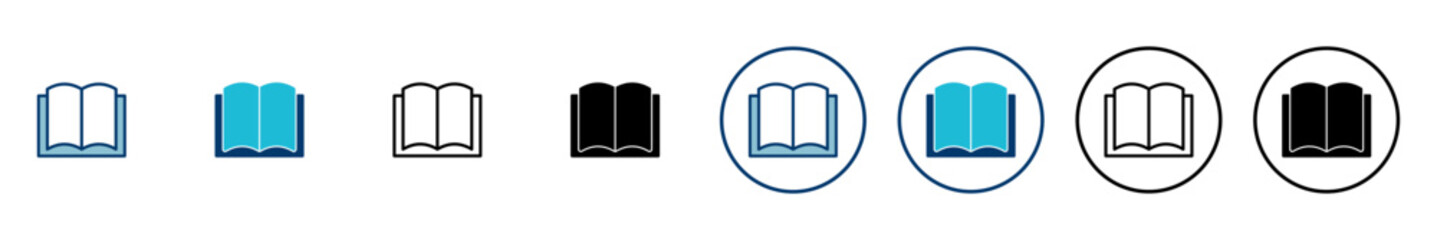 Book icon vector isolated on white background. Book vector icon. ebook icon