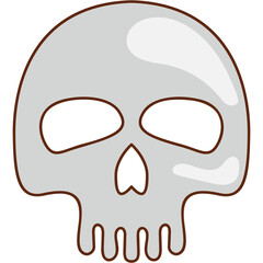Skull Sticker
