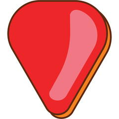 Guitar Pick Sticker
