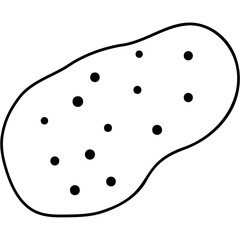 Potato Raw Icon