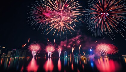Vibrant fireworks