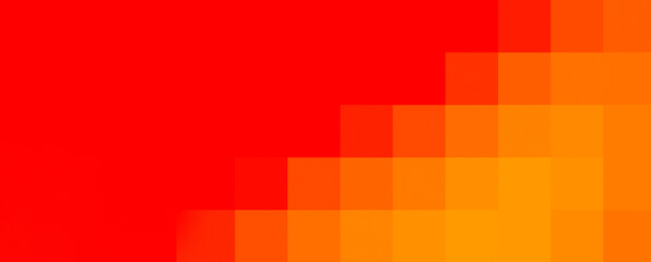 abstract pixellate orange yellow grid geometrical pixels thanksgiving background with blank space