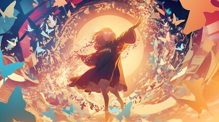 アニメスタイル 　japanese anime style