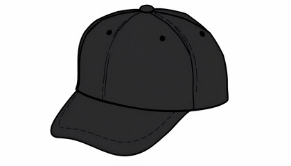 Fototapeta premium Black Cap