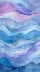 Soft watercolor wave background with ethereal colors, perfect for serene and calming visuals