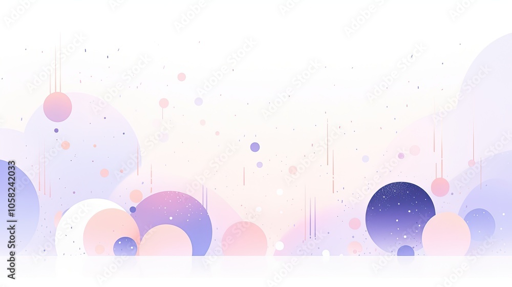 Wall mural minimalist pastel abstract designs feature simple shapes and lines, with soft gradients and subtle t