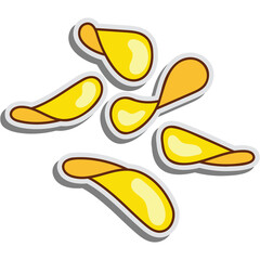 Potato Chips Sticker