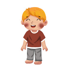 little boy with shirt