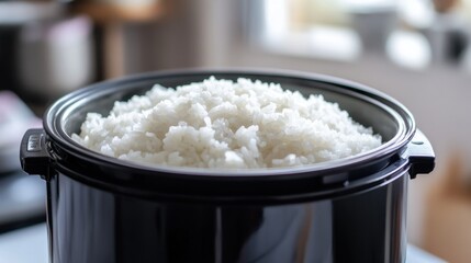 Modern Rice Cooker Set with Keep-Warm Mode Indicator Light