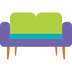 Sofa Furniture Illustration