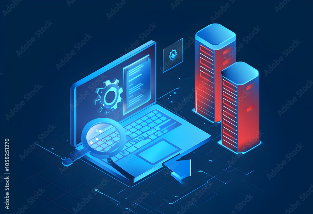 Leinwandbilder digital documents created using future world technology. automated invoice and receipt management co