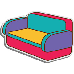 Sofa Furniture Sticker