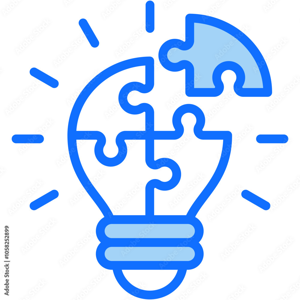 Poster problem solving icon