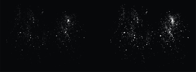 Vector transparent white snowfall background. winter snowfall snowflakes