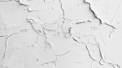 Fototapeta premium Texture of Stucco Background in White.