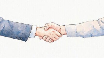 A handshake symbolizes agreement, collaboration, and trust between two individuals in a professional context.