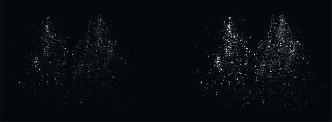 Vector winter white snowfall new year decoration background. falling snow snowfall