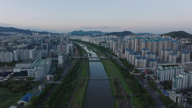 Aerial View of Gochukdong, Seoul