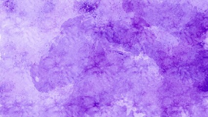 Purple watercolor background with white speckles. 