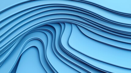 Smooth Blue Plastic Texture Background