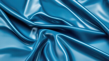 Obraz premium Smooth Highgloss Blue Plastic Material Background