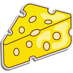 Cheese Sticker