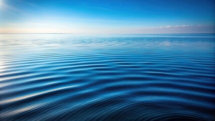 Obraz premium A large body of still water with subtle ripples and waves, lake, scenery