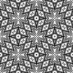 Black and white geometric,zigzag pattern,seamless.