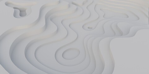 Abstract 3D wave topography background