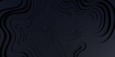 Abstract 3D wave topography background