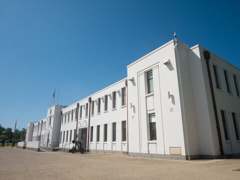 South Australia, Australia &ndash; October 10, 2024: View of former military facility Torrens Training Depot on Victoria Drive in Adelaide