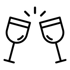 two glasses of champagne