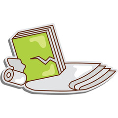 Paper Waste Sticker